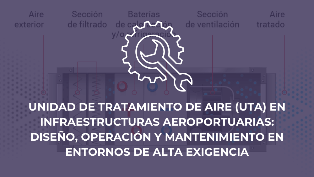 Unidad de Tratamiento de Aire (UTA) en infraestructuras aeroportuarias: diseño, operación y mantenimiento en entornos de alta exigencia