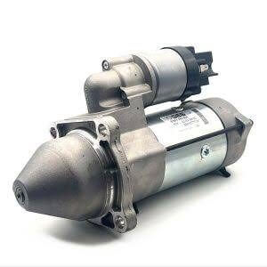 Motor de arranque de un grupo electrógeno diésel