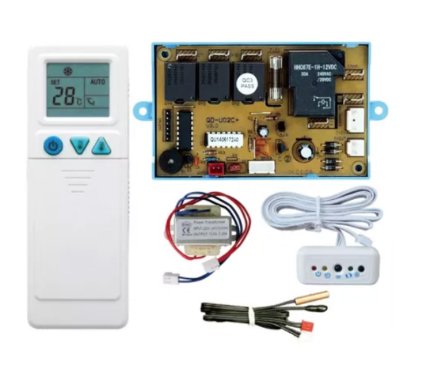 Kit de tarjeta universal para aire acondicionado con control remoto y sensores